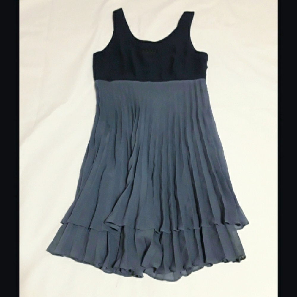 RABBIT rabbit Empire Dress with Pleated Layers.